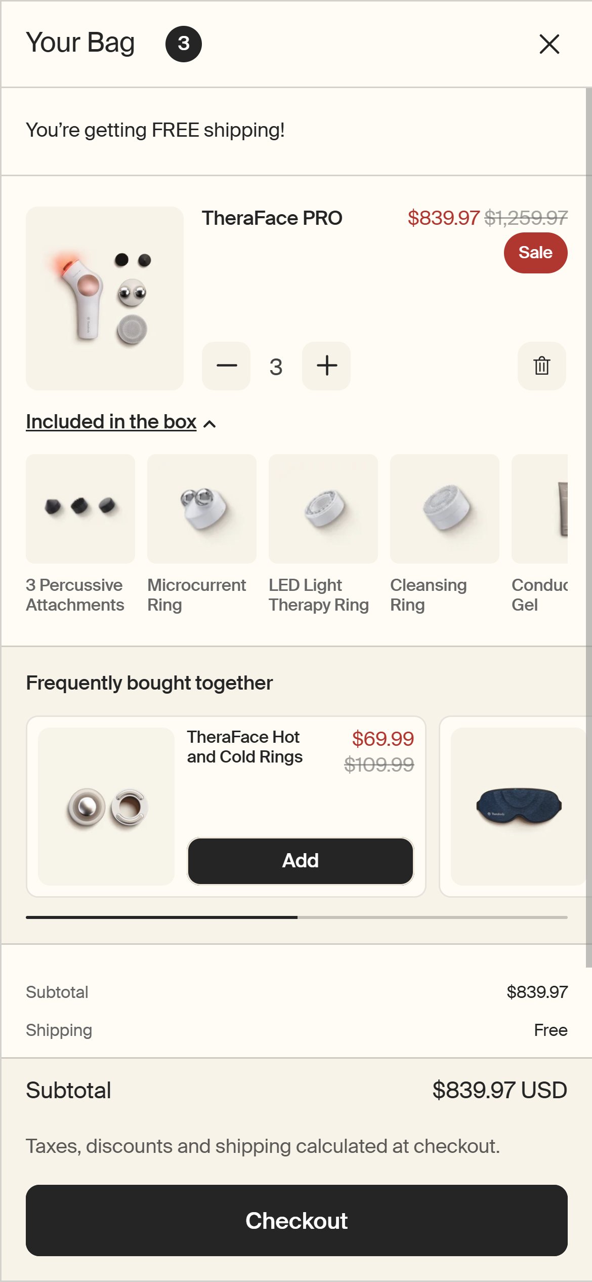 Therabody — Mobile