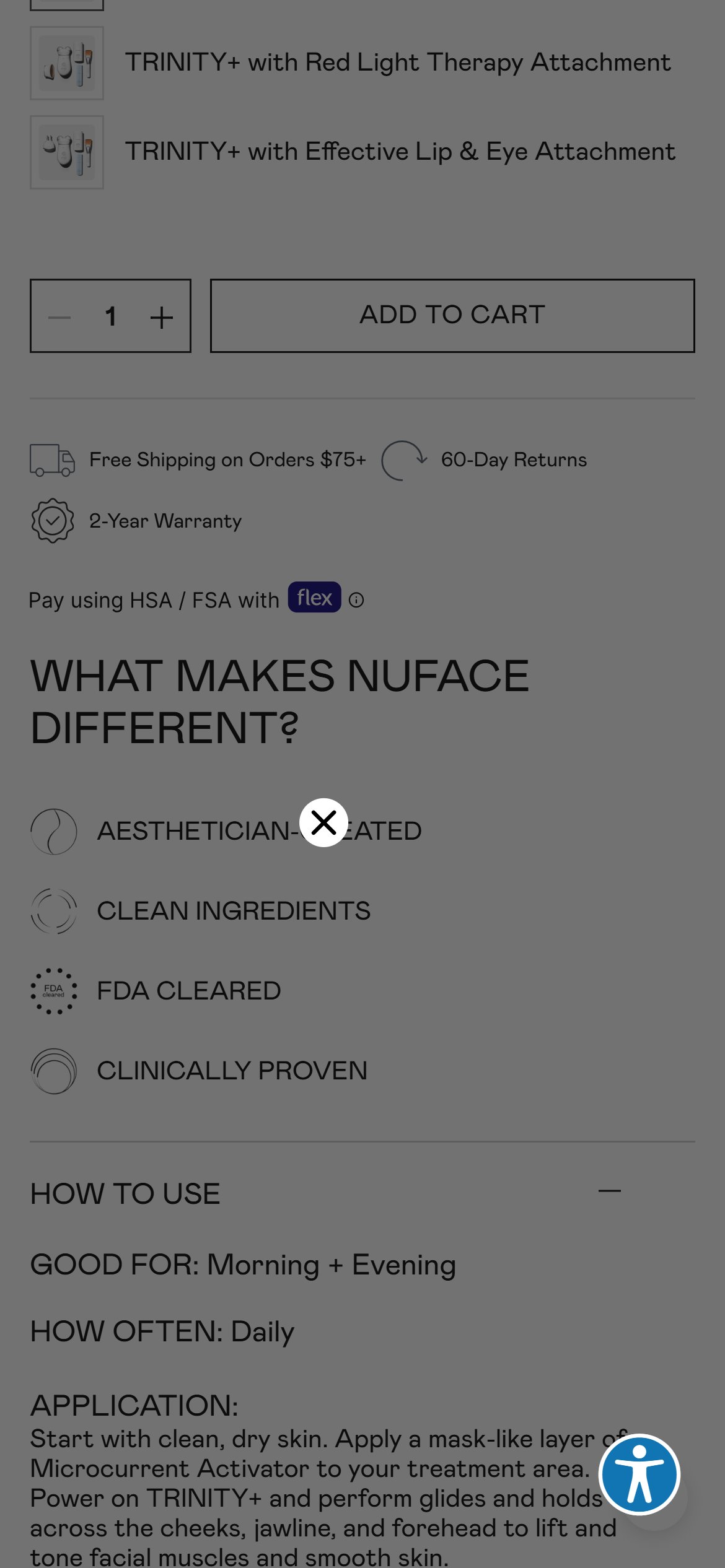 NuFACE — Mobile
